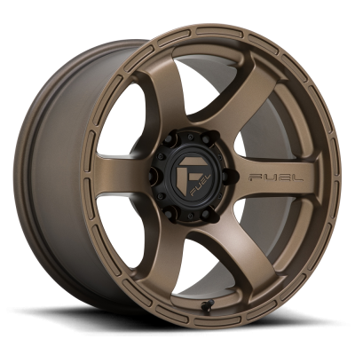 Aluminum Wheels 17X9 Rush D768 6 On 114.3 Matte Bronze 66.06 Bore 1 Offset Fuel Off Road Wheels