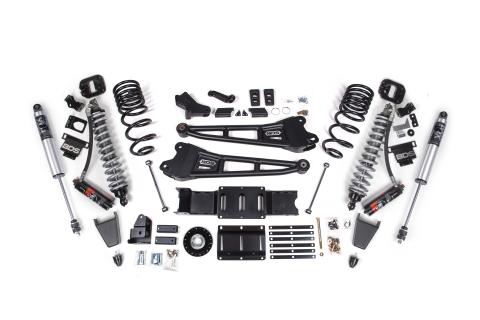 2025 Ram 2500 4WD (Diesel) 4 Inch Radius Arm Suspension Lift Kit W/ Indexing Ring, 2.5 Inch Rear Lift, Coil Spring - Fox 2.5 PES C/O, Fox 2.5 IFP PS Shocks BDS Suspension