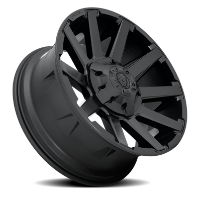 Aluminum Wheels 20X9 Contra D437 8 On 165.1 Matte Black 125.1 Bore 20 Offset 8 Spoke Fuel Off Road Wheels