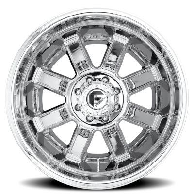 Dually Wheels 17X6.5 Maverick Dually D536 8 On 210 Chrome 154.3 Bore -140 Offset 7 Spoke Outer Dually Fuel Off Road Wheels