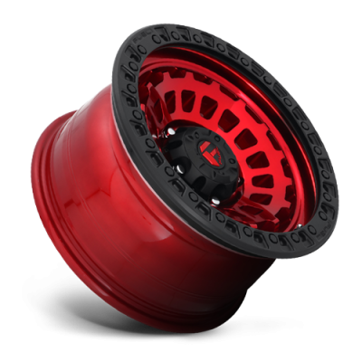 Aluminum Wheels 17X9 Zephyr D632 6 On 135 Candy Red W/Matte Black Ring 87.1 Bore 1 Offset Fuel Off Road Wheels