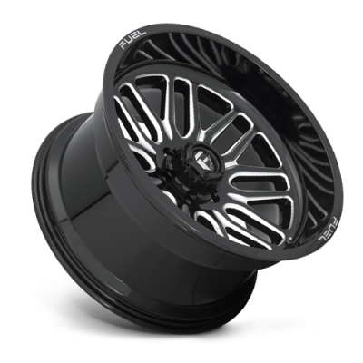 Aluminum Wheels 22X12 Ignite D662 6 On 135 Gloss Black Milled 87.1 Bore -43 Offset Fuel Off Road Wheels