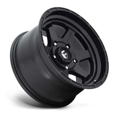 Aluminum Wheels 17X9 Shok D664 6 On 135 Matte Black 87.1 Bore 1 Offset Fuel Off Road Wheels