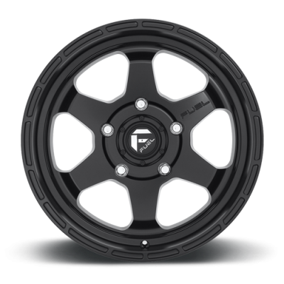 Aluminum Wheels 17X9 Shok D664 6 On 135 Matte Black 87.1 Bore 1 Offset Fuel Off Road Wheels