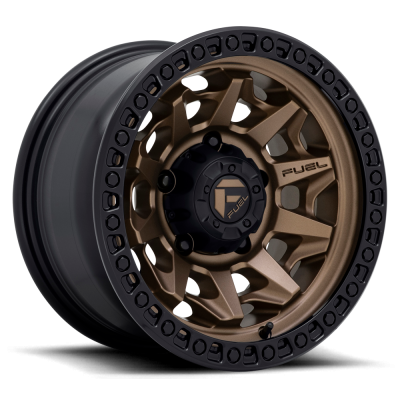 Aluminum Wheels 18X9 Covert D696 5 On 139.7 Matte Bronze Black Bead Ring 87.1 Bore 1 Offset Multi Spoke Fuel Off Road Wheels