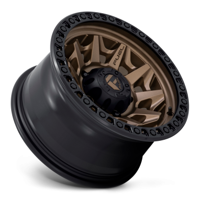 Aluminum Wheels 18X9 Covert D696 5 On 139.7 Matte Bronze Black Bead Ring 87.1 Bore 1 Offset Multi Spoke Fuel Off Road Wheels