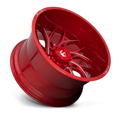 Aluminum Wheels 24X12 Runner D742 6 On 135 Candy Red Milled 87.1 Bore -44 Offset Fuel Off Road Wheels