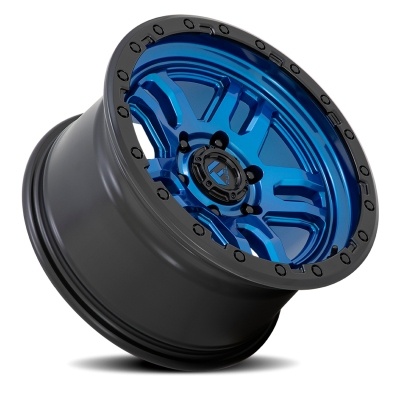 Aluminum Wheels 17X9 AMMO D790 6 On 135 Blue W/Black Lip 87.1 Bore -12 Offset Fuel Off Road Wheels