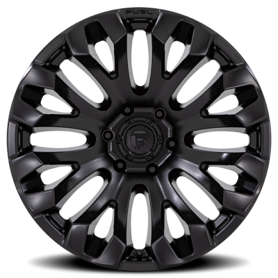 Aluminum Wheels 18X9 Quake D831 5 On 139.7 Blackout 78.1 Bore 1 Offset Fuel Off Road Wheels