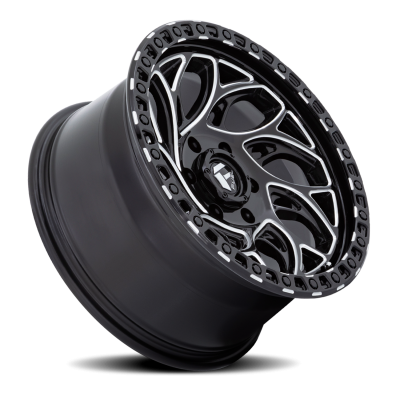 Aluminum Wheels 20X9 Runner OR D840 5 On 139.7 Gloss Black Milled 78.1 Bore 20 Offset Fuel Off Road Wheels