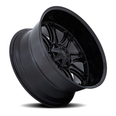 Aluminum Wheels 20X9 Darkstar FC853MB 8 On 180 Matte Black/Gloss Black Lip 124.2 Bore 1 Offset Fuel Off Road Wheels