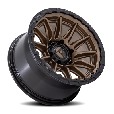 Aluminum Wheels 17X9 Piston FC866 ZB 6 On 139.7 Matte Bronze/Gloss Black Lip 106.1 Bore -12 Offset Fuel Off Road Wheels