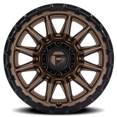 Aluminum Wheels 17X9 Piston FC866 ZB 6 On 139.7 Matte Bronze/Gloss Black Lip 106.1 Bore -12 Offset Fuel Off Road Wheels