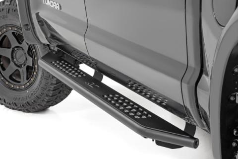 OV2 Running Boards Side Step Bars Crew Cab Toyota Tundra 2WD/4WD (07-21) Rough Country