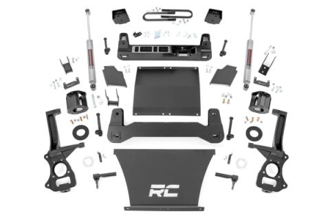 6 Inch Lift Kit Mono Leaf Rear N3 GMC Sierra 1500 2WD/4WD (2025-2026) Rough Country