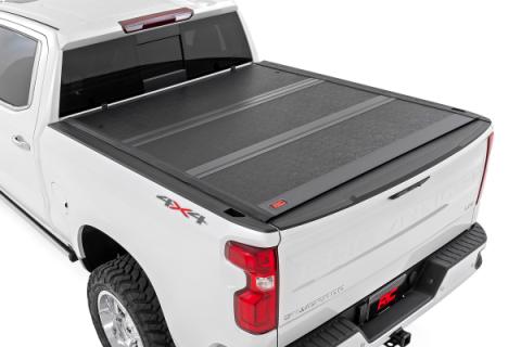 Hard Low Profile Bed Cover 6 Foot 7 Inch Bed Rail Cap Silverado/Sierra 1500/2500HD/3500HD (14-19 &amp; Classic) Rough Country