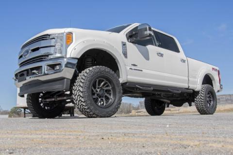 4.5 Inch Suspension Lift Kit w/Front Drive Shaft Vertex 17-19 F-250/350 4WD 4 Inch Axle Diesel Rough Country