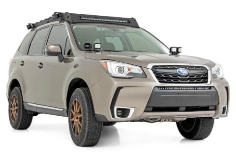 Subaru Roof Rack System w/Front, Rear and Side LEDs 14-18 Subaru Forester Rough Country