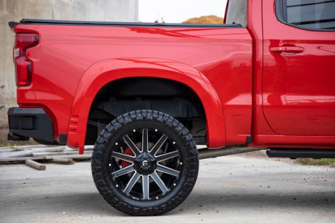 Fender Flares SF1 G7J Rainforest Green Chevy Silverado 1500 (19-26) Rough Country