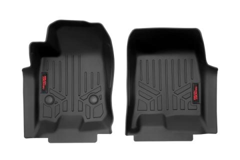Floor Mats FR Crew Chevy/GMC Canyon/Colorado 2WD/4WD (2023-2026) Rough Country