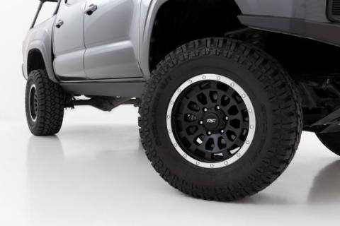 Power Running Boards Dual Electric Motor Double Cab Toyota Tacoma (05-23) Rough Country
