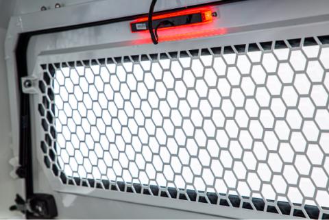 Rear Window Security Screen, 20-26 Jeep Gladiator EVO, EVOa, and EVOc Applications, SmartCap Fits Caps w/Serial Number's ending in NA