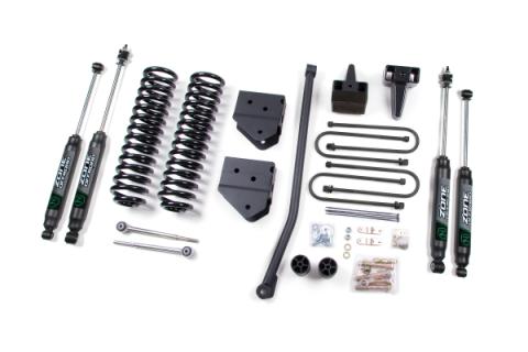 05-07 Ford F-250/F-350 Super Duty 4 Inch Lift Kit With Nitro Shocks Zone Offroad