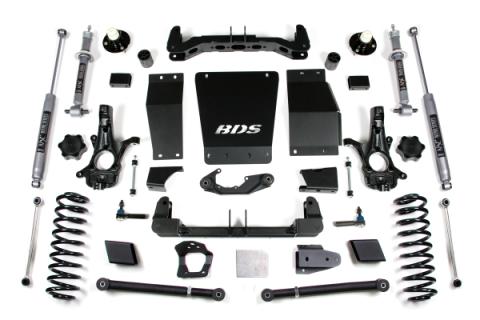 6 Inch Lift Kit Chevy/GMC Suburban Tahoe Yukon/XL 1500 15-19 4WD Aluminum / Stamped Steel NX2 Nitro