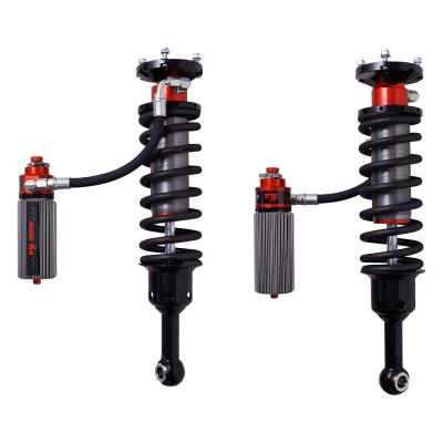 Shock Absorber 25-On Toyota 4Runner 24-On Land Cruiser 250 &amp; Gx550 Front Coilover Internal Bypass 3.0 Truck Factory Race Series Remote Reservoir Dual Speed Compression Evo 1-3 Inch Lift Kit FOX