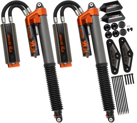 Shock Absorber 19-On Ford Raptor Rear Live Valve Internal Bypass 3.0 Series Piggy-Back External Cooler 12.3 Inch 0-1 Inch Lift Kit FOX