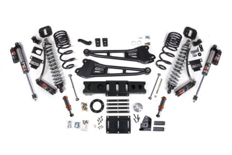 14-18 Ram 2500 4WD 4 Inch Radius Arm Suspension Lift Kit, 2.5 Inch Rear, Coil Spring, Diesel - Fox 2.5 Performance Elite Series C/O Front, FOX 2.0 Front Bump, Fox 2.5 Performance Elite Series Rear BDS Suspension