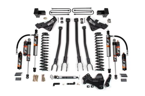 23-26 Ford F-350 Super Duty 4WD 5 Inch 4-Link Suspension Lift Kit, 2 Inch Rear, Block, Diesel, DRW - Fox 2.5 Performance Series Shocks BDS Suspension