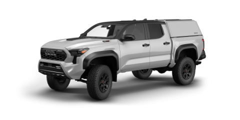 Tacoma Truck Bed Cap SmartCapEVOh Hatchback OEM White For 24-26 Toyota Tacoma 5 Foot Short Bed RSI SmartCap