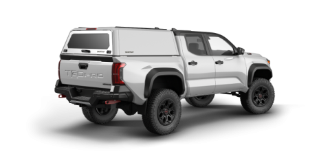 Tacoma Truck Bed Cap SmartCapEVOh Hatchback OEM White For 24-26 Toyota Tacoma 5 Foot Short Bed RSI SmartCap