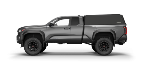 Tacoma Truck Bed Cap SmartCapEVOh Hatchback Matte Black For 24-26 Toyota Tacoma 6 Foot Standard Bed RSI SmartCap