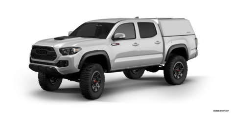 Tacoma Truck Bed Cap SmartCap EVOh Hatchback OEM White For 16-23 Toyota Tacoma 5 Foot Short Bed RSI SmartCap