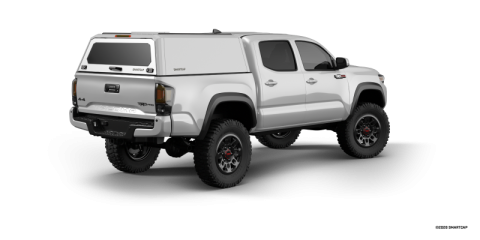Tacoma Truck Bed Cap SmartCap EVOh Hatchback OEM White For 16-23 Toyota Tacoma 5 Foot Short Bed RSI SmartCap