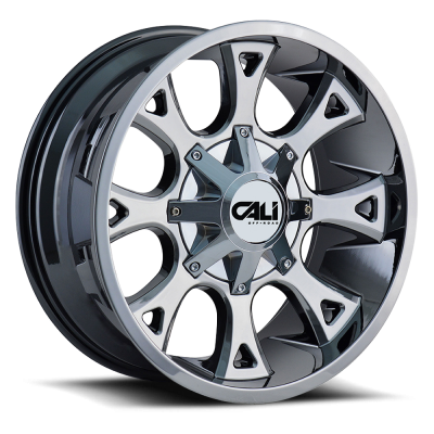 Cast Aluminum Wheels Anarchy 9103 CH 22x12 Chrome 8 On 180 Bolt Pattern -44 Offset Cali Offroad Wheels