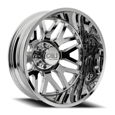 Dually Wheels Invader Dually 9115D CH 24x8.25 Chrome 8 On 165.1 Bolt Pattern -232 Offset Cali Offroad Wheels