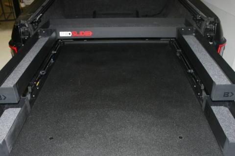 Bedslide Black BedBin Upper Tray 58 Inch