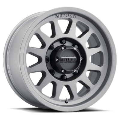 Aluminum Wheels 17x9 Bead Grip MR704 Bolt Pattern 8 On 170 Offset 18 Lip Size 1.77 Titanium SL Method