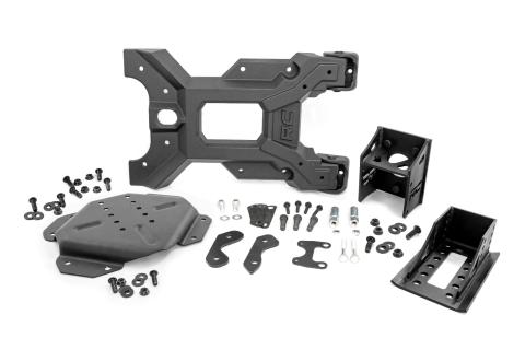 HD Hinged Spare Tire Carrier Kit 07-18 Jeep JK Rough Country