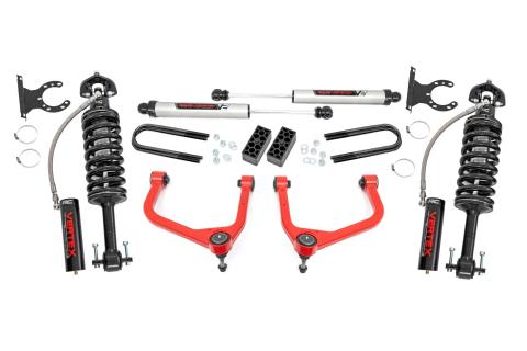 3.5 Inch Lift Kit Vertex/V2 Red Chevy Silverado 1500 2WD/4WD (2025-2026) Rough Country