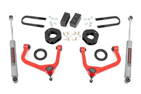 3.5 Inch Lift Kit Red GMC Sierra 1500 2WD/4WD (2025-2026) Rough Country