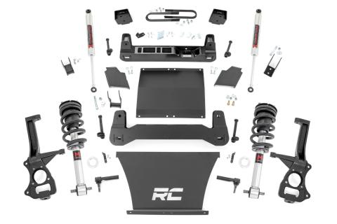 6 Inch Lift Kit Mono Leaf Rear M1 Struts/M1 GMC Sierra 1500 (25-26) Rough Country