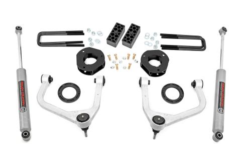 3.5 Inch Lift Kit Chevy Silverado 1500 2WD/4WD (2019-2024) Rough Country