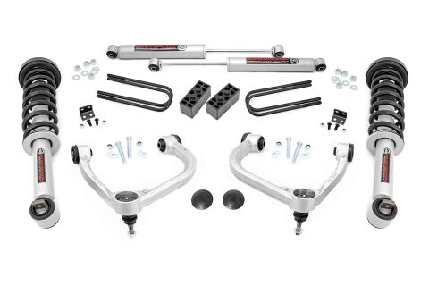 3 Inch Lift Kit Forged UCA N3 Struts Ford F-150 4WD (2021-2026) Rough Country