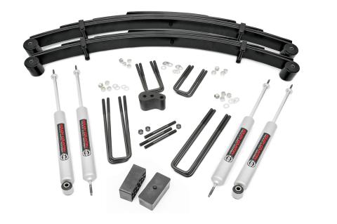 4 Inch Lift Kit Lowboy Ford F-250 4WD (1977-1979) Rough Country