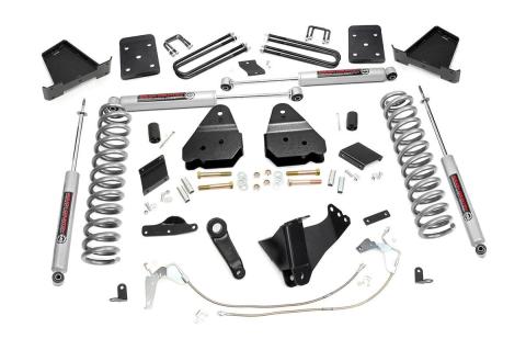 6 Inch Lift Kit Gas No OVLD Ford F-250 Super Duty 4WD (2015-2016) Rough Country