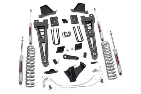 6 Inch Lift Kit Diesel Radius Arm OVLD Ford F-250 Super Duty (15-16) Rough Country